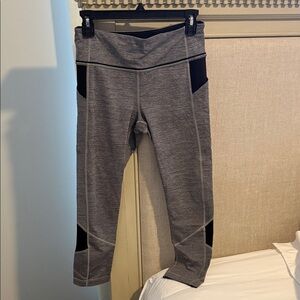 Lululemon Gray and Black Leggings